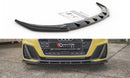 Maxton Design Front Ansatz V.1 für Audi A1 S-Line GB schwarz Hochglanz