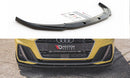 Maxton Design Front Ansatz V.2 für Audi A1 S-Line GB schwarz Hochglanz