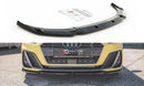 Maxton Design Front Ansatz V.3 für Audi A1 S-Line GB schwarz Hochglanz