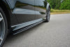 Maxton Design Seitenschweller Ansatz für V.1 für Audi S3 / A3 S-Line 8V / 8V FL Limousine schwarz Hochglanz