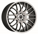 BARRACUDA KARIZZMA Mattblack-polished / Color Trim weiss Felge 8,5x19 - 19 Zoll 5x120 Lochkreis - Beast Performance Fahrzeugtechnik OHG