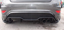 Maxton Design Diffusor Heck Ansatz für Ford Fiesta Mk7 ST Facelift schwarz matt - Beast Performance Fahrzeugtechnik OHG