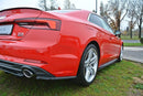 Maxton Design Heck Ansatz Flaps Diffusor für Audi A5 F5 S-Line Carbon Look - Beast Performance Fahrzeugtechnik OHG