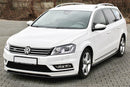 Maxton Design Front Ansatz V.1 für Vw Passat B7 R-Line schwarz matt - Beast Performance Fahrzeugtechnik OHG