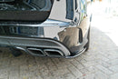 Maxton Design Heck Ansatz Flaps Diffusor für Mercedes C-Klasse S205 63 AMG Kombi schwarz matt - Beast Performance Fahrzeugtechnik OHG