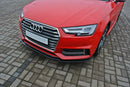 Maxton Design Front Ansatz V.1 für Audi S4 / A4 S-Line B9 schwarz matt - Beast Performance Fahrzeugtechnik OHG