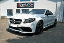 Maxton Design Front Ansatz V.1 für Mercedes C-Klasse C205 63 AMG Coupe schwarz matt - Beast Performance Fahrzeugtechnik OHG