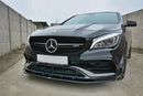 Maxton Design Front Ansatz V.1 für Mercedes CLA A45 AMG C117 Facelift Carbon Look - Beast Performance Fahrzeugtechnik OHG