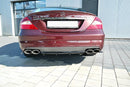 Maxton Design Diffusor Heck Ansatz für Mercedes CLS C219 55AMG schwarz Hochglanz - Beast Performance Fahrzeugtechnik OHG