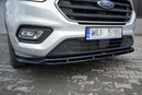 Maxton Design Front Ansatz für Ford Transit Custom Mk.1 FL Carbon Look - Beast Performance Fahrzeugtechnik OHG