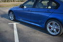 Maxton Design Seitenschweller Ansatz für BMW 3er F30 PHASE-II SEDAN M-SPORT Carbon Look - Beast Performance Fahrzeugtechnik OHG