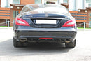 Maxton Design Diffusor Heck Ansatz für Mercedes CLS C218 schwarz Hochglanz - Beast Performance Fahrzeugtechnik OHG
