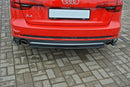 Maxton Design Mittlerer Diffusor Heck Ansatz für Audi A4 B9 S-Line schwarz Hochglanz - Beast Performance Fahrzeugtechnik OHG