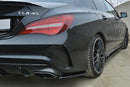 Maxton Design Heck Ansatz Flaps Diffusor für Mercedes CLA A45 AMG C117 Facelift Carbon Look - Beast Performance Fahrzeugtechnik OHG