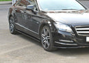 Maxton Design Seitenschweller Ansatz für Mercedes CLS C218 schwarz Hochglanz - Beast Performance Fahrzeugtechnik OHG