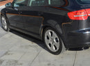 Maxton Design Seitenschweller Ansatz für Audi A3 Sportback 8P / 8P Facelift Carbon Look - Beast Performance Fahrzeugtechnik OHG