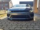 Maxton Design Front Ansatz V.1 für VOLKSWAGEN SCIROCCO MK.3 R FACELIFT schwarz matt - Beast Performance Fahrzeugtechnik OHG