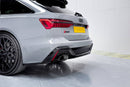Maxton Design Mittlerer Diffusor Heck Ansatz für Audi RS6 C8 / RS7 C8 Carbon Look - Beast Performance Fahrzeugtechnik OHG