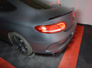 Maxton Design Heck Ansatz Flaps Diffusor für MERCEDES- BENZ C-KLASSE W205 COUPE AMG-LINE schwarz Hochglanz - Beast Performance Fahrzeugtechnik OHG