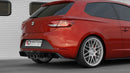 Maxton Design Diffusor Heck Ansatz V.2 für Seat Leon Cupra Mk3 FL Hatchback schwarz Hochglanz - Beast Performance Fahrzeugtechnik OHG