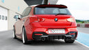 Maxton Design Diffusor Heck Ansatz für Bmw 1 F20/ F21 Facelift M-Power schwarz matt - Beast Performance Fahrzeugtechnik OHG