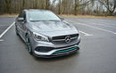 Maxton Design Front Ansatz V.1 für Mercedes CLA C117 AMG-LINE FACELIFT schwarz matt - Beast Performance Fahrzeugtechnik OHG