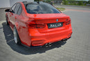 Maxton Design Heck Ansatz Flaps Diffusor V.1 für BMW M3 F80 schwarz matt - Beast Performance Fahrzeugtechnik OHG