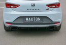Maxton Design Diffusor Heck Ansatz für Seat Leon III Cupra schwarz matt - Beast Performance Fahrzeugtechnik OHG