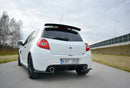 Maxton Design Heck Ansatz Flaps Diffusor für RENAULT CLIO MK3 RS FACELIFT schwarz matt - Beast Performance Fahrzeugtechnik OHG