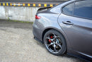 Maxton Design Heck Ansatz Flaps Diffusor für ALFA ROMEO GIULIA VELOCE  schwarz Hochglanz - Beast Performance Fahrzeugtechnik OHG