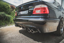 Maxton Design Diffusor Heck Ansatz für BMW M5 E39 schwarz matt - Beast Performance Fahrzeugtechnik OHG