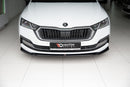 Maxton Design Front Ansatz V.2 für Skoda Octavia Mk4 schwarz matt - Beast Performance Fahrzeugtechnik OHG