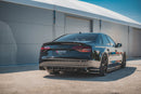 Maxton Design Diffusor Heck Ansatz für Audi S8 D4 Facelift schwarz matt - Beast Performance Fahrzeugtechnik OHG