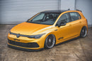 Maxton Design Front Ansatz V.2 für VW Golf 8  Carbon Look - Beast Performance Fahrzeugtechnik OHG