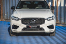 Maxton Design Front Ansatz V.1 für Volvo XC60 Mk2 R-Design schwarz matt - Beast Performance Fahrzeugtechnik OHG