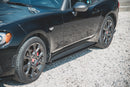 Maxton Design Seitenschweller Ansatz für Fiat 124 Spider Abarth schwarz Hochglanz - Beast Performance Fahrzeugtechnik OHG