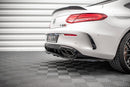 Maxton Design Mittlerer Diffusor Heck Ansatz DTM Look für Mercedes-AMG C 63 AMG Coupe C205 Facelift Carbon Look - Beast Performance Fahrzeugtechnik OHG