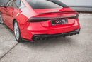 Maxton Design Heck Ansatz Flaps Diffusor für Audi S7 C8 Carbon Look - Beast Performance Fahrzeugtechnik OHG