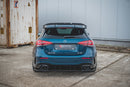 Maxton Design Heck Ansatz Flaps Diffusor für Mercedes A35 AMG Hatchback W177  schwarz matt - Beast Performance Fahrzeugtechnik OHG