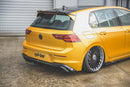 Maxton Design Diffusor Heck Ansatz für VW Golf 8 schwarz Hochglanz - Beast Performance Fahrzeugtechnik OHG