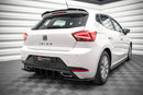 Maxton Design Heck Ansatz Flaps Diffusor für Seat Ibiza Mk5 schwarz matt - Beast Performance Fahrzeugtechnik OHG