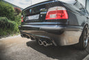 Maxton Design Diffusor Heck Ansatz für BMW M5 E39 schwarz Hochglanz - Beast Performance Fahrzeugtechnik OHG