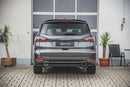 Maxton Design Mittlerer Diffusor Heck Ansatz für Ford S-Max Vignale Mk2 Facelift Carbon Look - Beast Performance Fahrzeugtechnik OHG