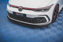 Maxton Design Front Ansatz für Volkswagen Golf 8 GTI schwarz matt - Beast Performance Fahrzeugtechnik OHG