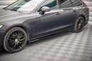 Maxton Design Seitenschweller Ansatz für Volvo V90 Mk2 schwarz Hochglanz - Beast Performance Fahrzeugtechnik OHG