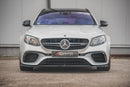 Maxton Design Front Ansatz V.1 für Mercedes-Benz E63 AMG Kombi/Limousine S213/W213 schwarz Hochglanz - Beast Performance Fahrzeugtechnik OHG