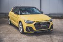 Maxton Design Front Ansatz V.1 für Audi A1 S-Line GB schwarz matt - Beast Performance Fahrzeugtechnik OHG