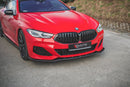 Maxton Design Front Ansatz V.1 für BMW 8 Coupe G15 / 8 Gran Coupe M Paket G16 schwarz Hochglanz - Beast Performance Fahrzeugtechnik OHG