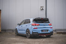 Maxton Design Mittlerer Diffusor Heck Ansatz DTM Look für Hyundai I30 N Mk3 Hatchback schwarz matt - Beast Performance Fahrzeugtechnik OHG