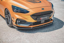 Maxton Design Front Ansatz V.7 für Ford Focus ST / ST-Line Mk4 schwarz Hochglanz - Beast Performance Fahrzeugtechnik OHG